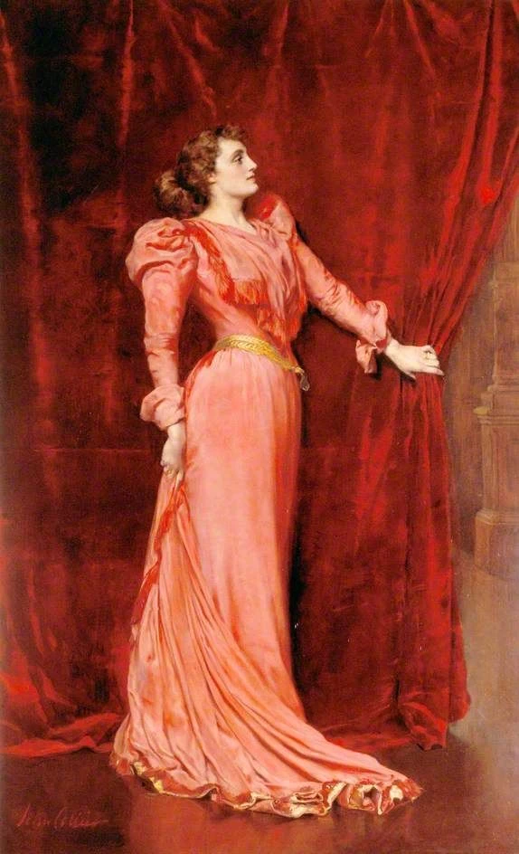 John Collier - L'abito rosso